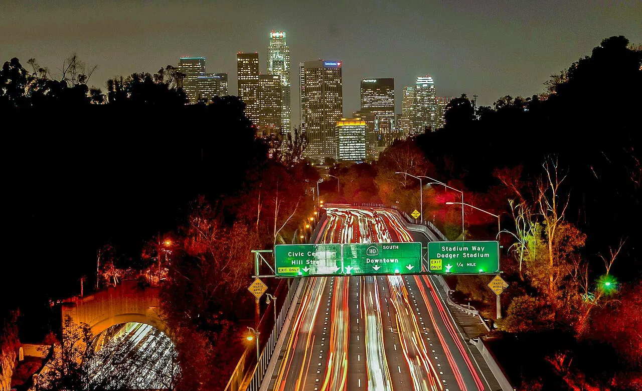 Los Angeles, California skyline