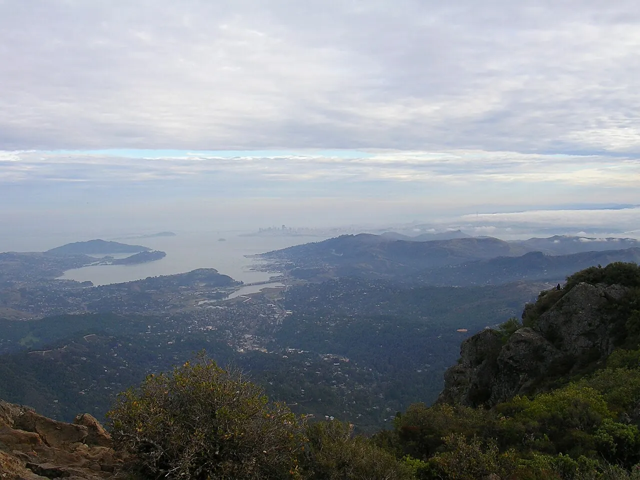 Mill Valley – Mill Valley, California: SE view of Summit of Mount Tamalpais near Mill Valley, California
