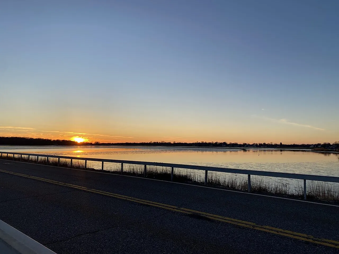 Old Saybrook – Old Saybrook, Connecticut: Sunset over Old Saybrook South Cove