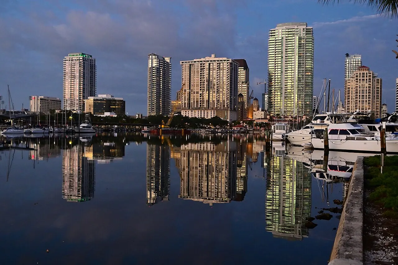 St. Petersburg – St. Petersburg, Florida: St. Petersburg Florida skyline at sunrise 1