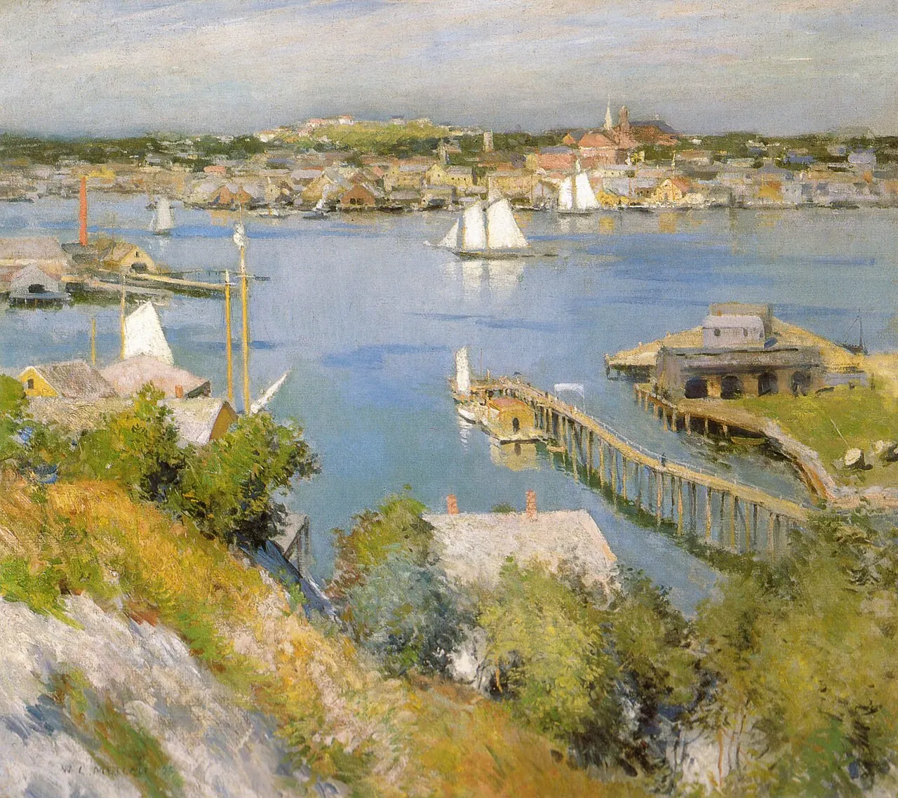 Gloucester – Gloucester, Massachusetts: Willard Leroy Metcalf - Gloucester Harbour