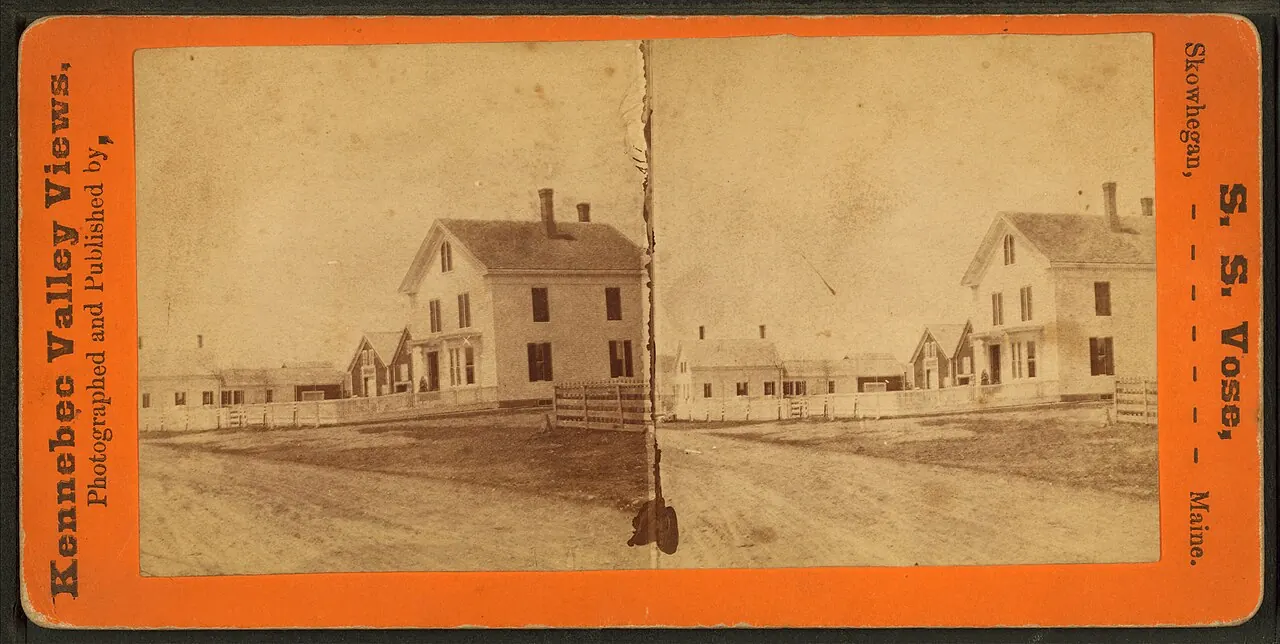 Solon – Solon, Maine: Residence of Heman Whipple, Solon Village, Maine, by S. S. Vose