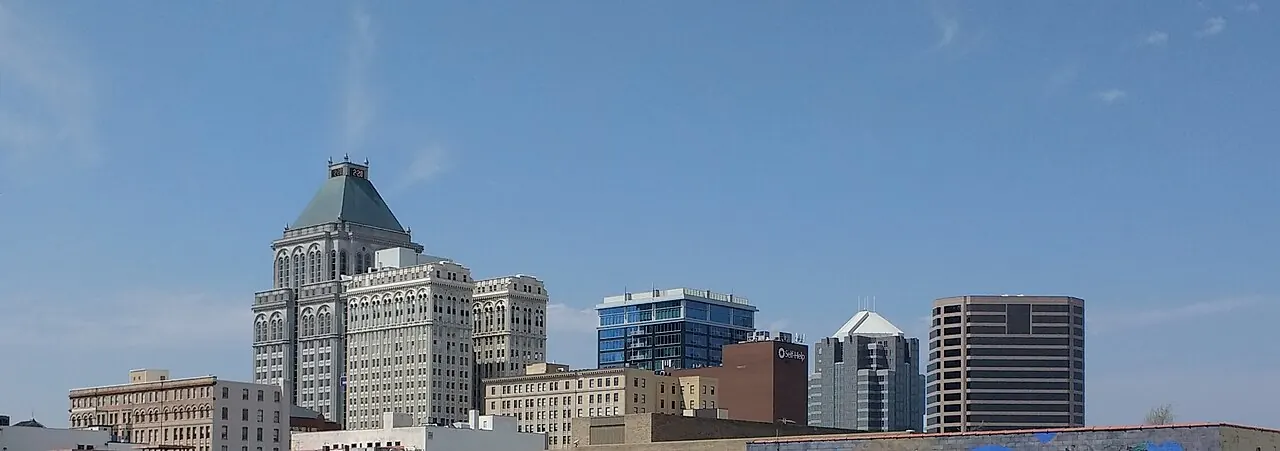 Midtown, Greensboro – Greensboro, North Carolina: Greensboro skyline from the Depot