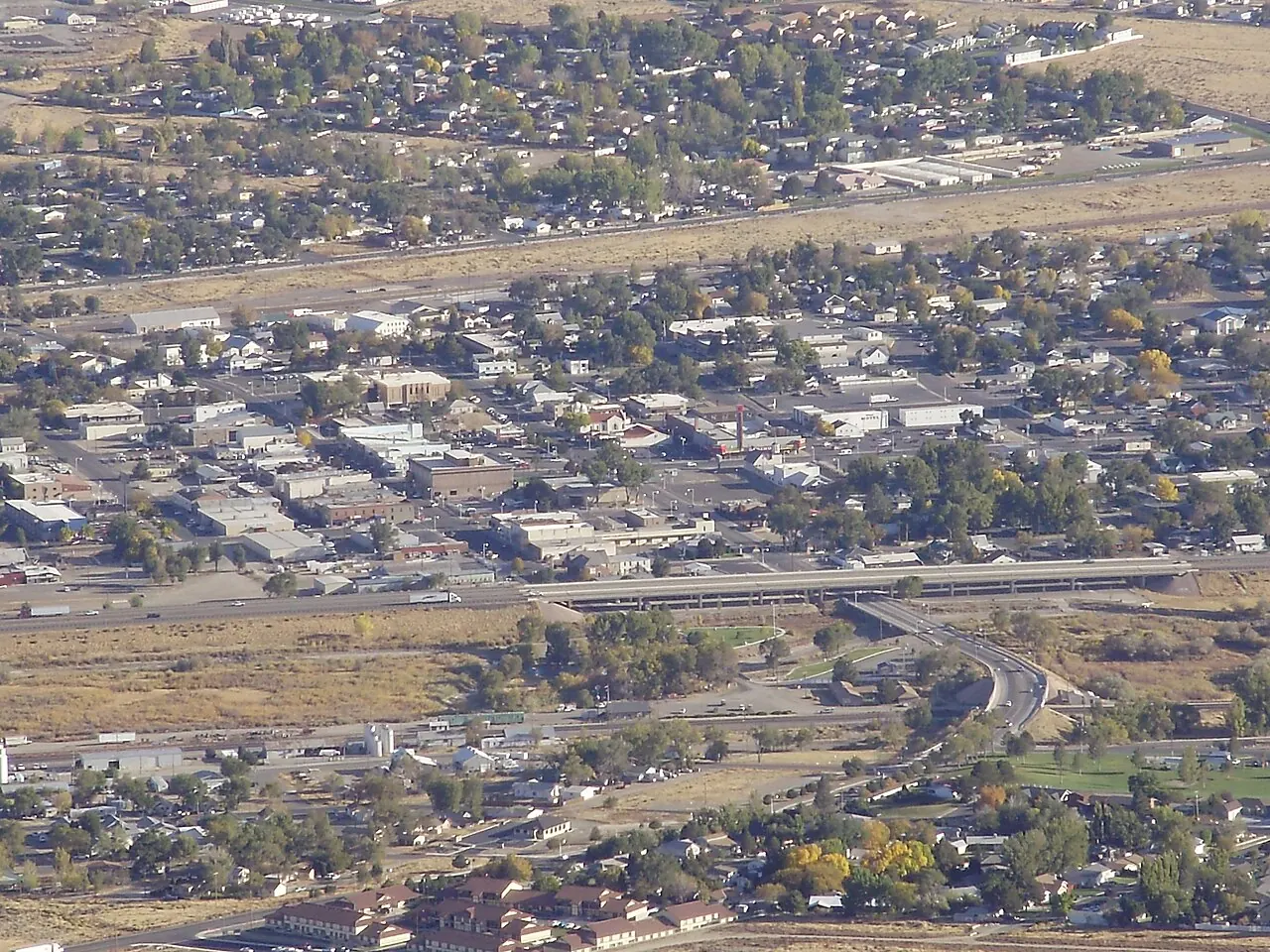 Winnemucca – Winnemucca, Nevada: 41 Downtown Winnemucca in Nevada viewed from Winnemucca Mountain
