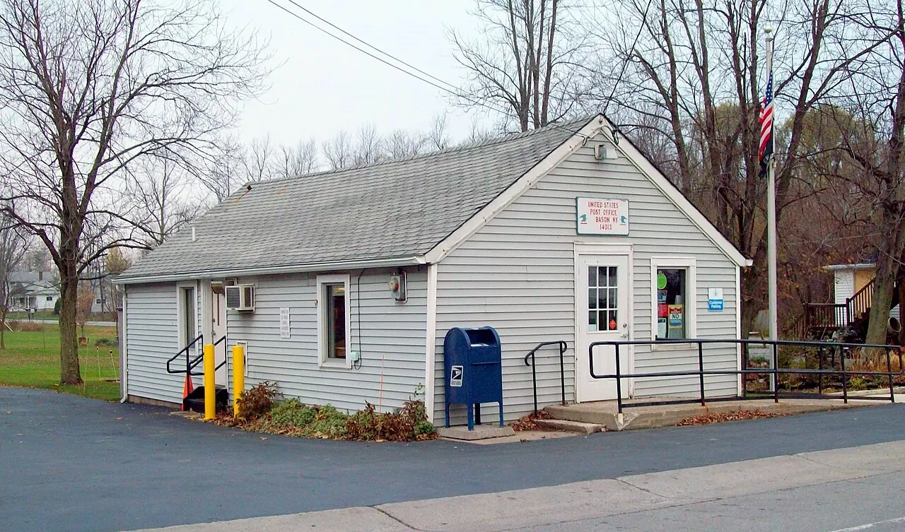 Basom – Basom, New York: U.S. Post Office Basom NY 10