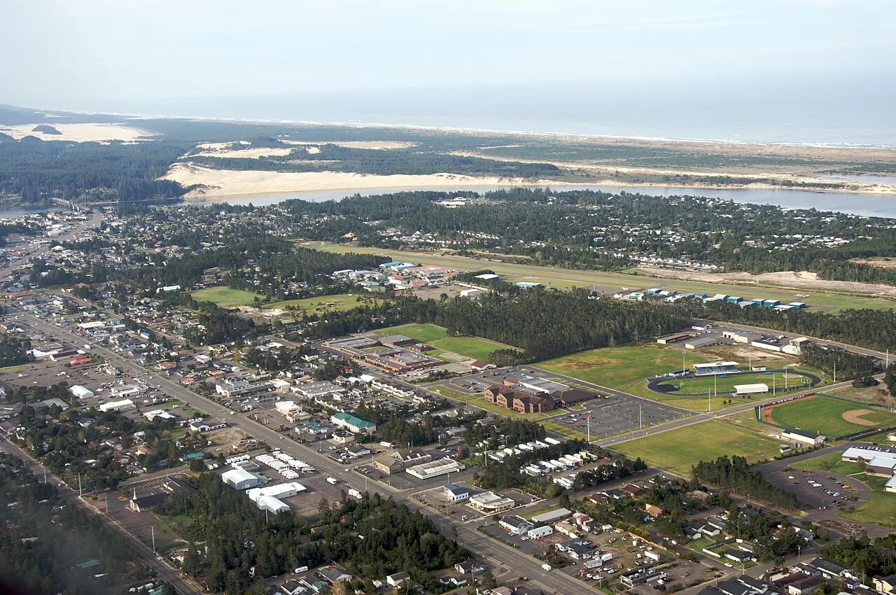Florence – Florence, Oregon: Florence OR aerial
