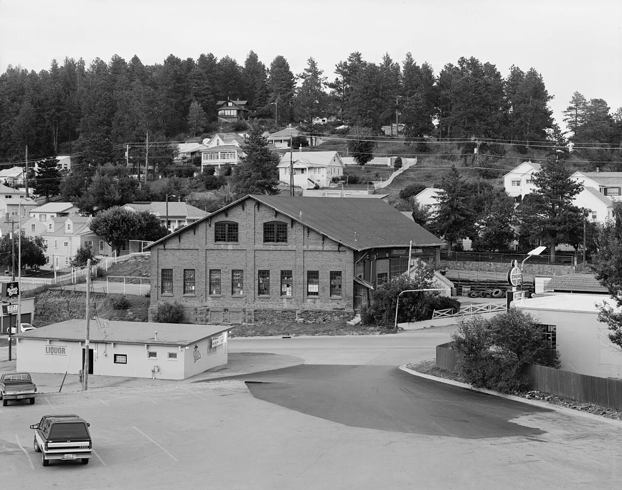 Lead – Lead, South Dakota: Roundhouse and other buildings in Lead, South Dakota