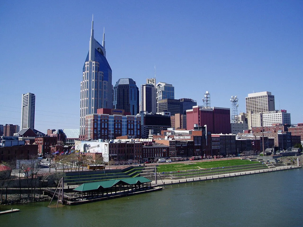 Nashville – Nashville, Tennessee: Skyline of Nashville, Tennessee