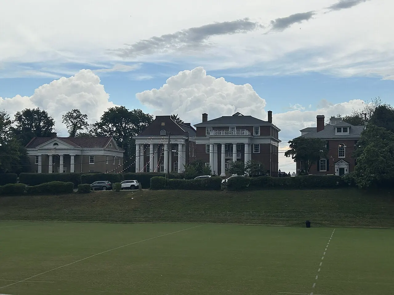 Charlottesville – Charlottesville, Virginia: Rugby Road with Charlottesville Skyline