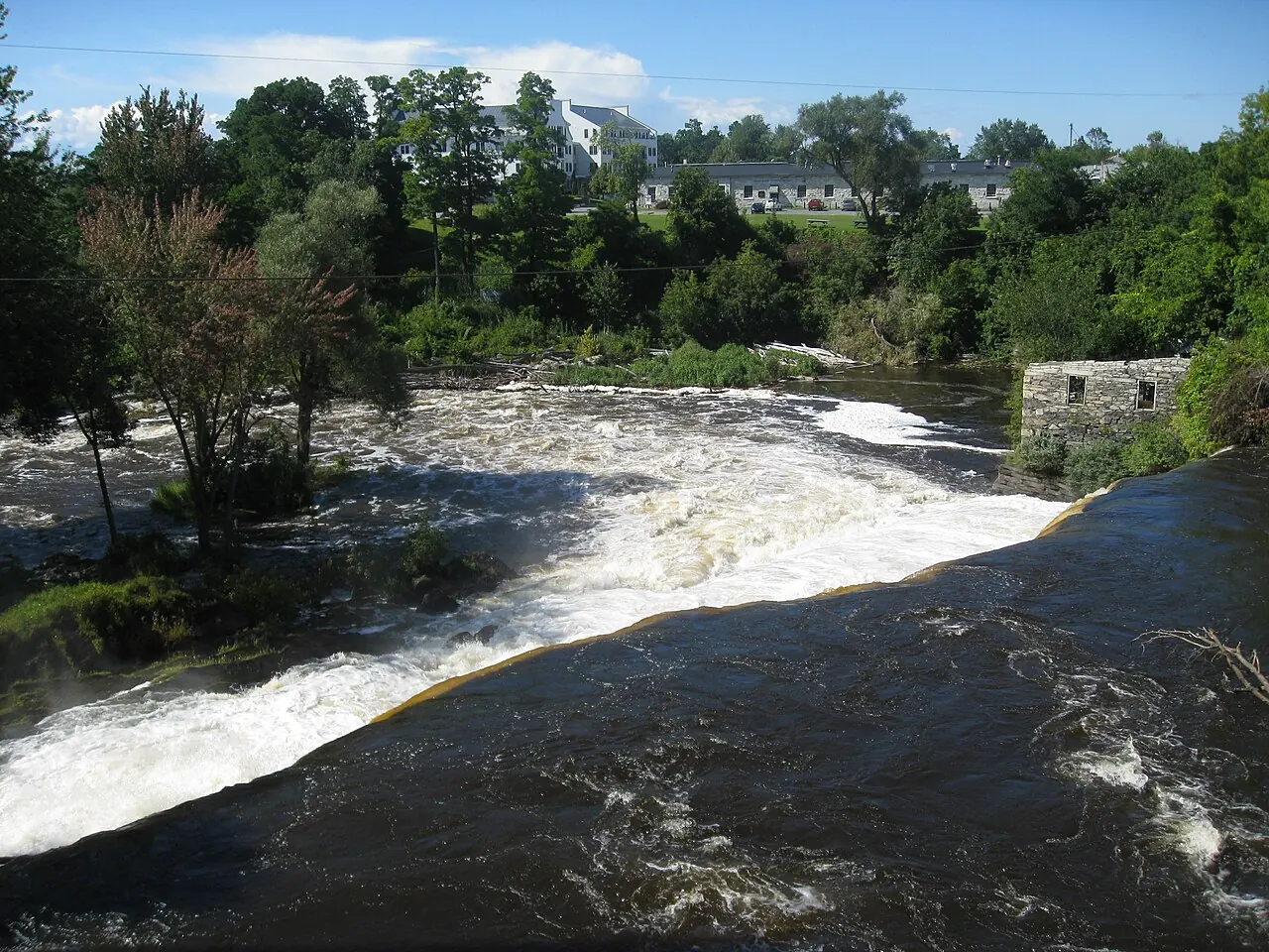 Middlebury – Middlebury, Vermont: Otter Creek Falls, in downtown Middlebury.