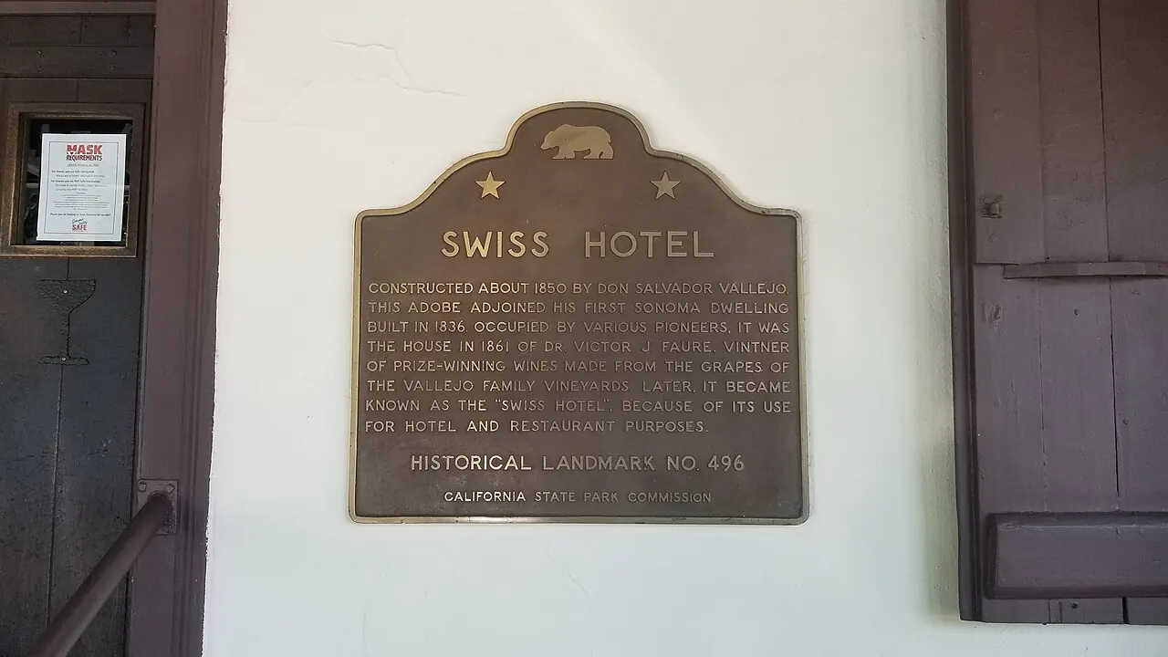 Swiss Hotel in Sonoma